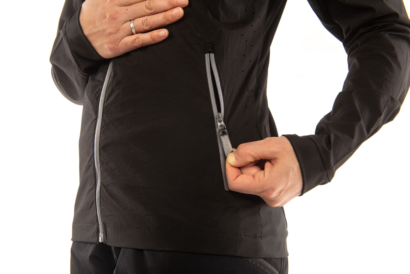 Model is 5'  4" wearing size Small.